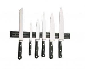 Magnetic knife rack