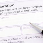 Completing forms properly