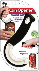 Ring pull can opener