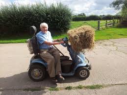 Farmer is dependent upon his TGA mobility scooter