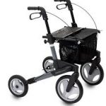 Folding lightweight rollator