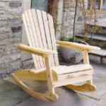 Garden or Patio Wooden Rocking Chair