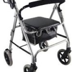 Aidapt Aluminium Rollator Walking Aid