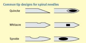 Lumbar puncture needles