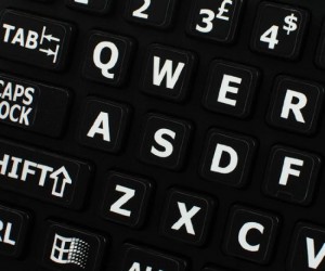Large Size Stick On Keyboard Letters