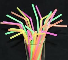 One way flextendable drinking straws