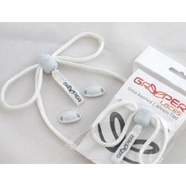 White Greeper shoe laces