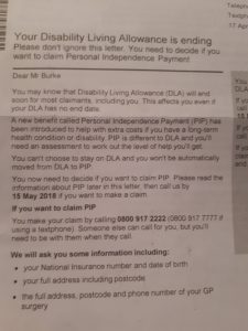 Your Disability Living Allowance is ending